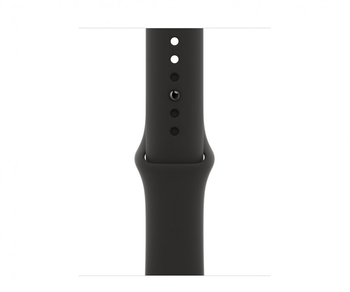 Apple Watch Series 6 40mm Space Gray Aluminum Case with Black Sport Band (MG133)